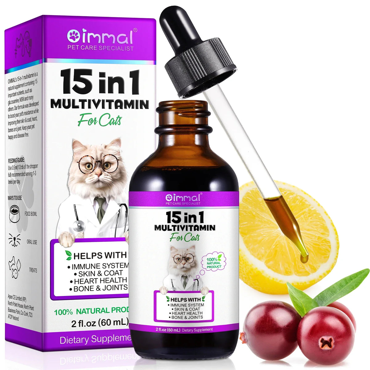 15-in-1 Cat Vitamins and Supplements Liquid - MyPetDollar.com