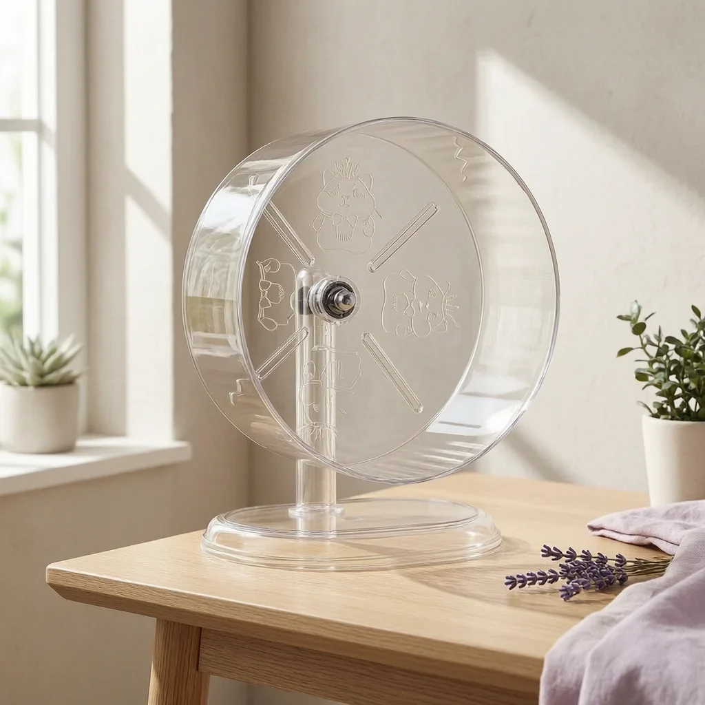 Silent Double-Axis Acrylic Hamster Exercise - MyPetDollar.com