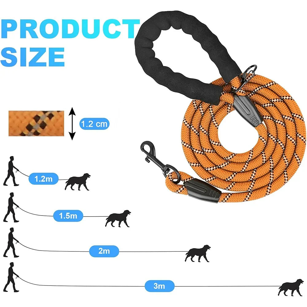 Dog Training Lead, Long Dog Lead 1.5M/2M/3M, - MyPetDollar.com