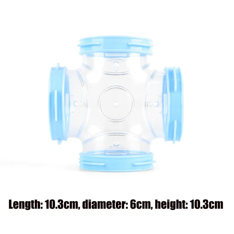Hamster Pipeline Plastic Training Playing Tools DIY External – 12 Colors