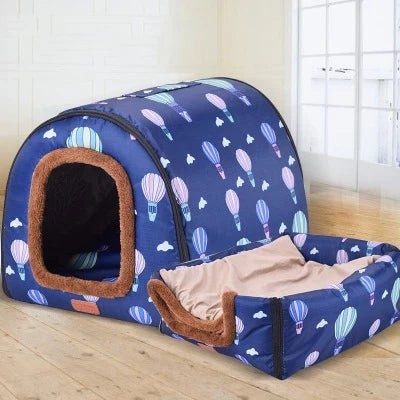 New Warm Dog House Comfortable Print Stars - MyPetDollar.com