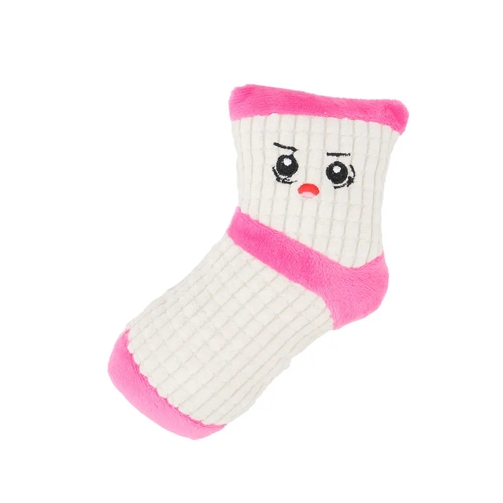 Cute Sock Small Dog Squeak Toy Sound BB - MyPetDollar.com