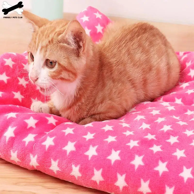 Winter Warm Pet Dog Soft Cushion Large Print - MyPetDollar.com