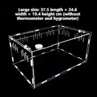 Acrylic Reptile Container Magnetic Acrylic - MyPetDollar.com
