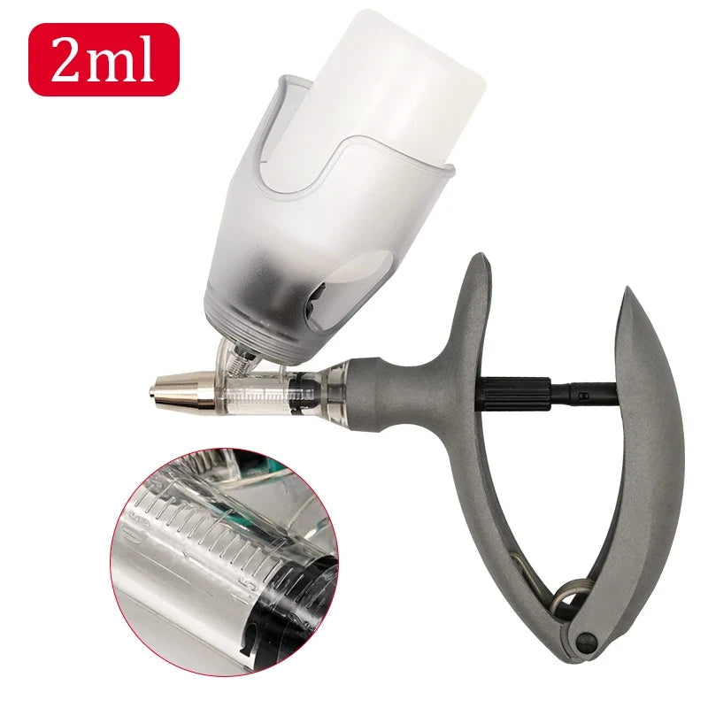 1 2 5ml Automatic Veterinary Continuous Syringe – 6 Colors