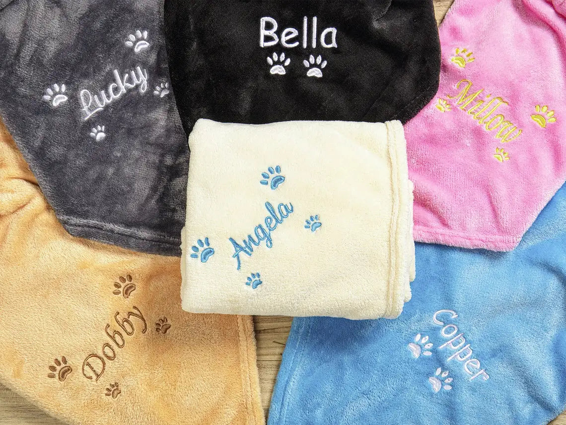 Personalized Dog Blanket Custom Blanket for - MyPetDollar.com
