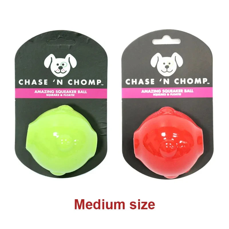Durable Caitec Dog Plaything Amazing Squeaker Ball
