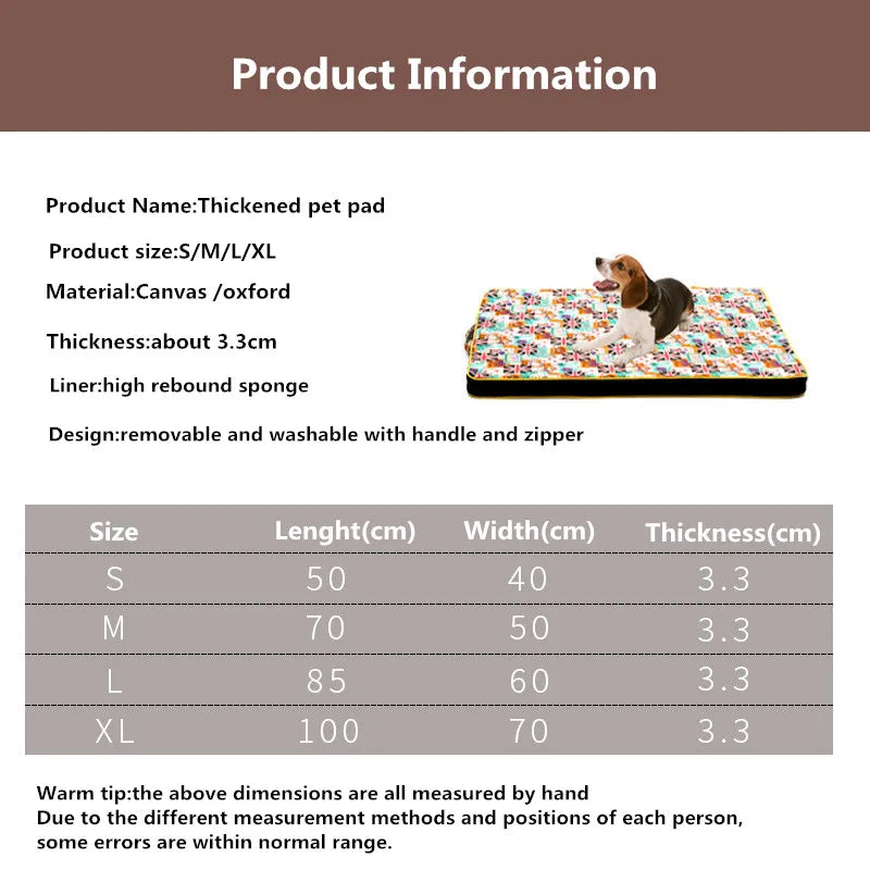 Thick Orthopedic Mattress for Small Medium - MyPetDollar.com