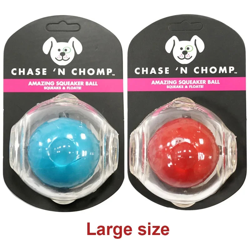 Durable Caitec Dog Plaything Amazing Squeaker Ball