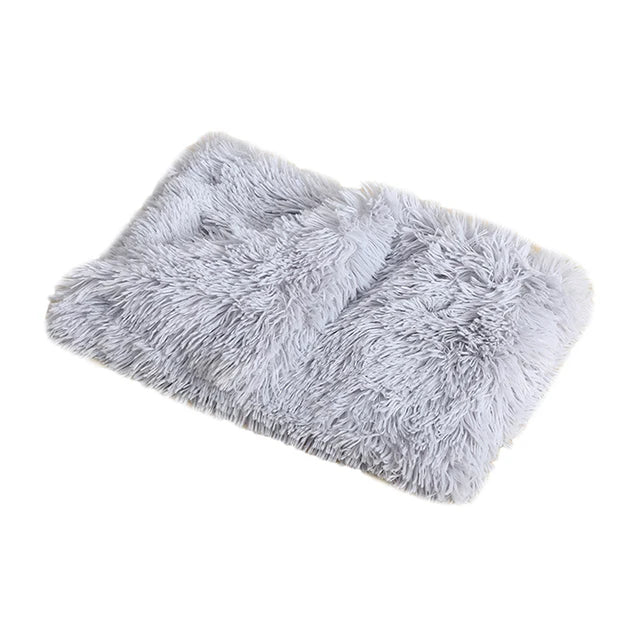 Fluffy Long Plush Pets Bed Blankets Pet - MyPetDollar.com