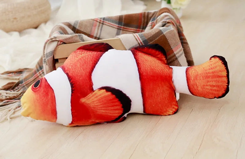 New Pets Plush Simulation Fish Shape Cat Toy - MyPetDollar.com