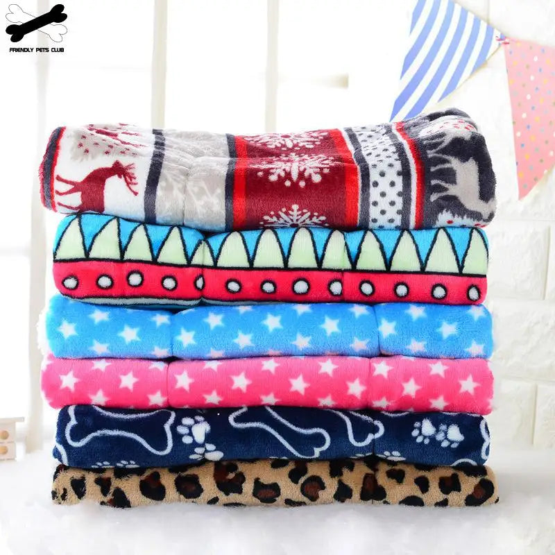 Winter Warm Pet Dog Soft Cushion Large Print - MyPetDollar.com