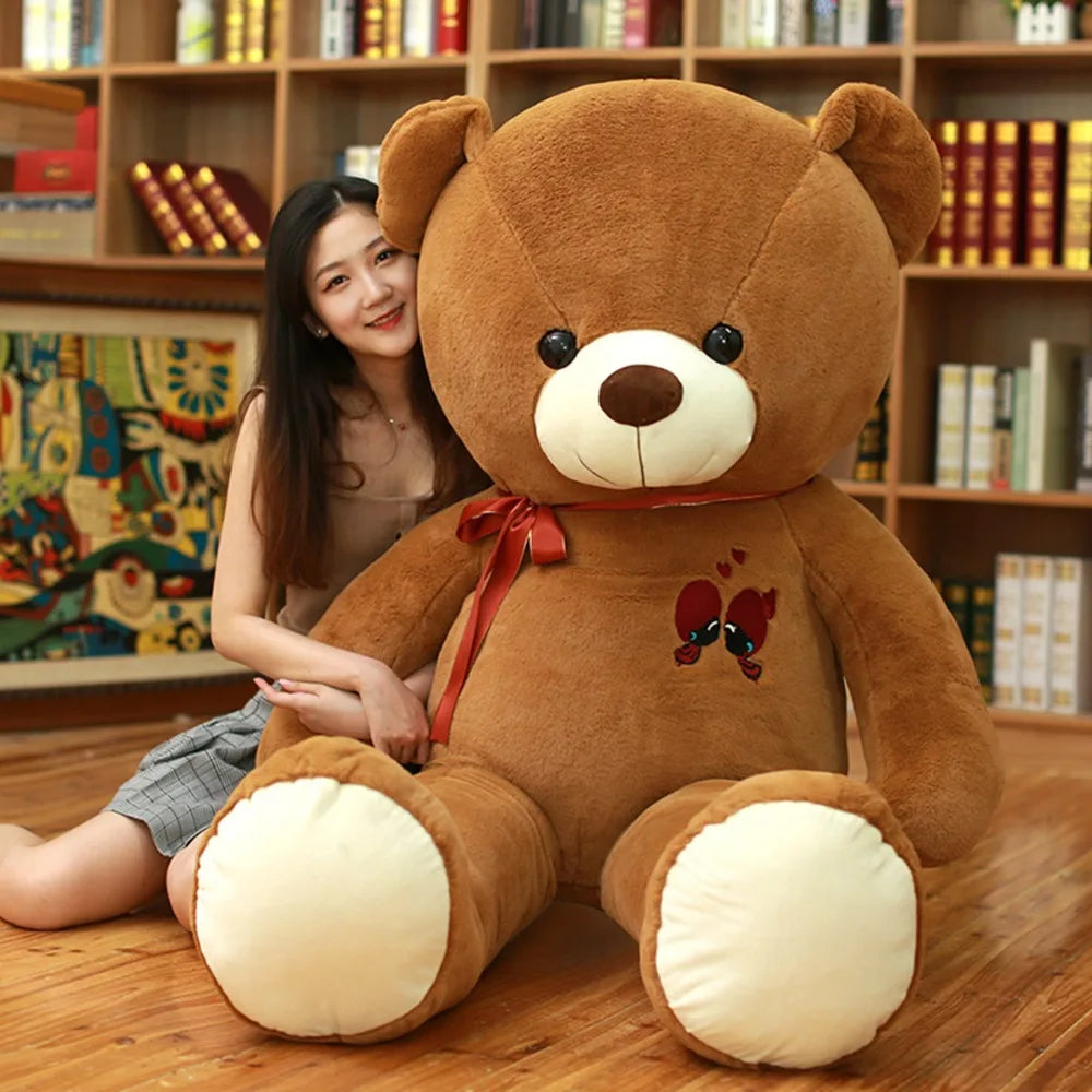 60-100CM Large Bear Plush Toy Lovely Giant - MyPetDollar.com