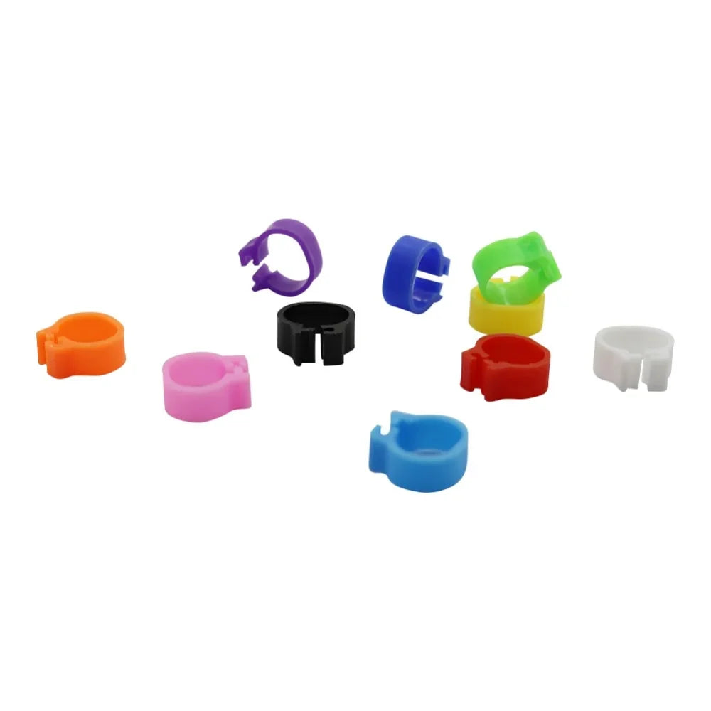 400 Pcs 8mm Bird foot clip ring Pigeon - MyPetDollar.com