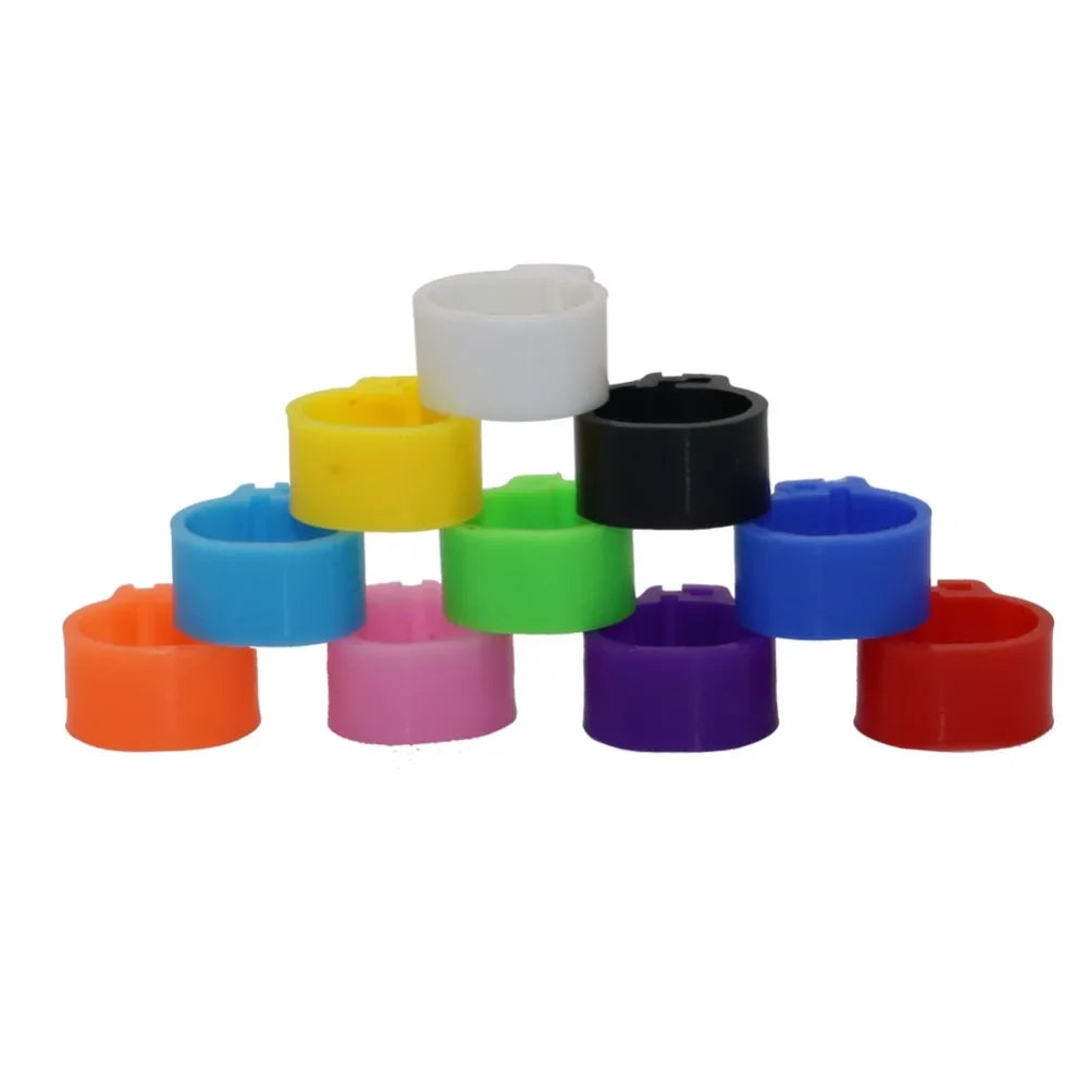 100 Pcs Pigeons Rings 8mm Bayonet - MyPetDollar.com