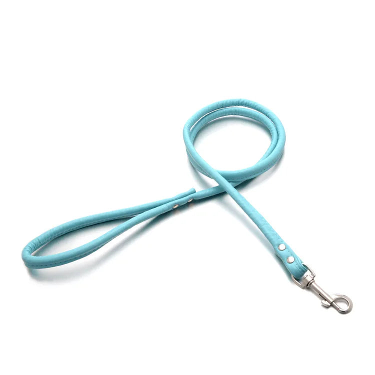 PU Leather Dog Leash Chain Leads Rope Pet - MyPetDollar.com
