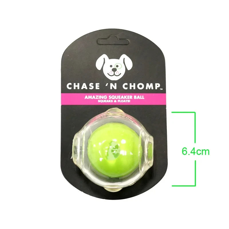 Durable Caitec Dog Plaything Amazing Squeaker Ball