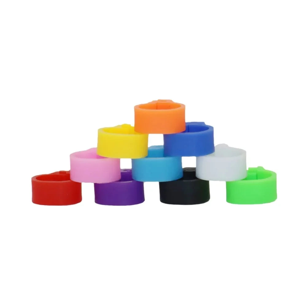 400 Pcs 8mm Bird foot clip ring Pigeon - MyPetDollar.com
