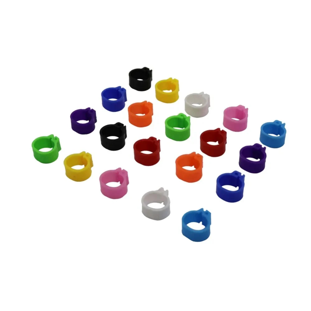 100 Pcs Pigeons Rings 8mm Bayonet - MyPetDollar.com