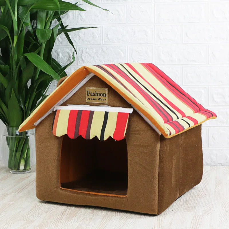 Dog House Cat Bed Pet Kennel Cute Puppy Mat - MyPetDollar.com