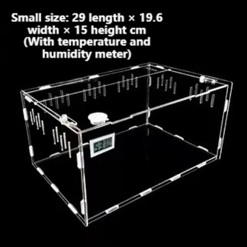 Acrylic Reptile Container Magnetic Enclosure – 10 Colors