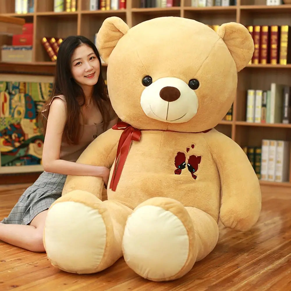 60-100CM Large Bear Plush Toy Lovely Giant - MyPetDollar.com