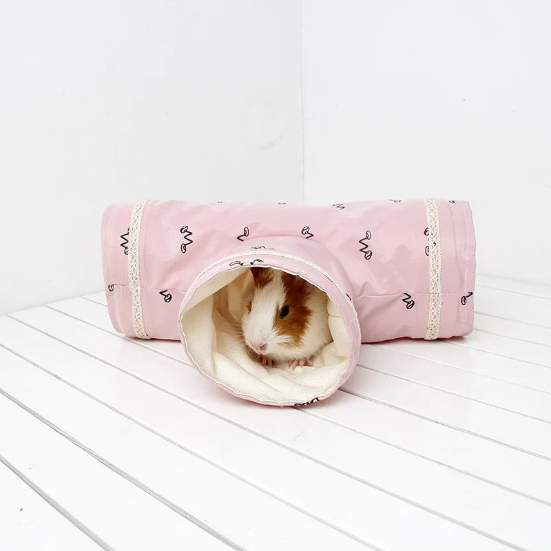 Cute Hamster Guinea Pig Tunnel Plaything Pet Cages