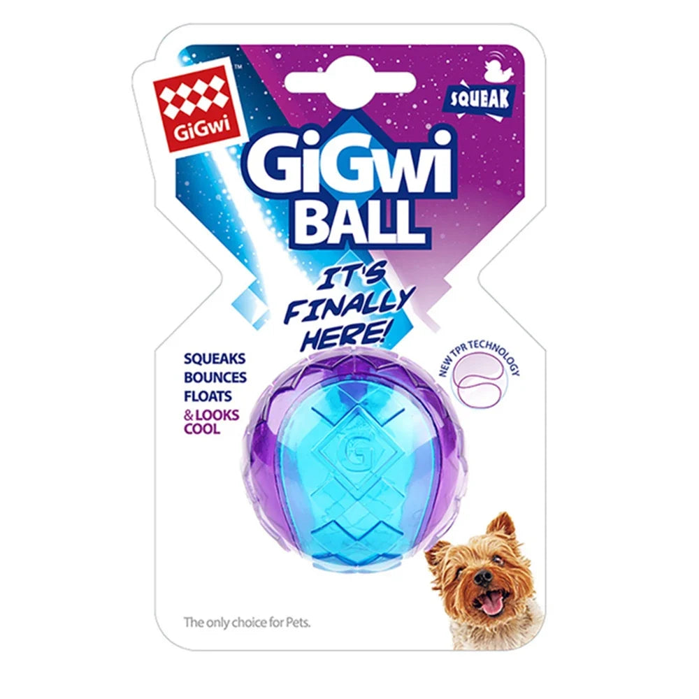 Rubber Dog Squeaky Toys Ball