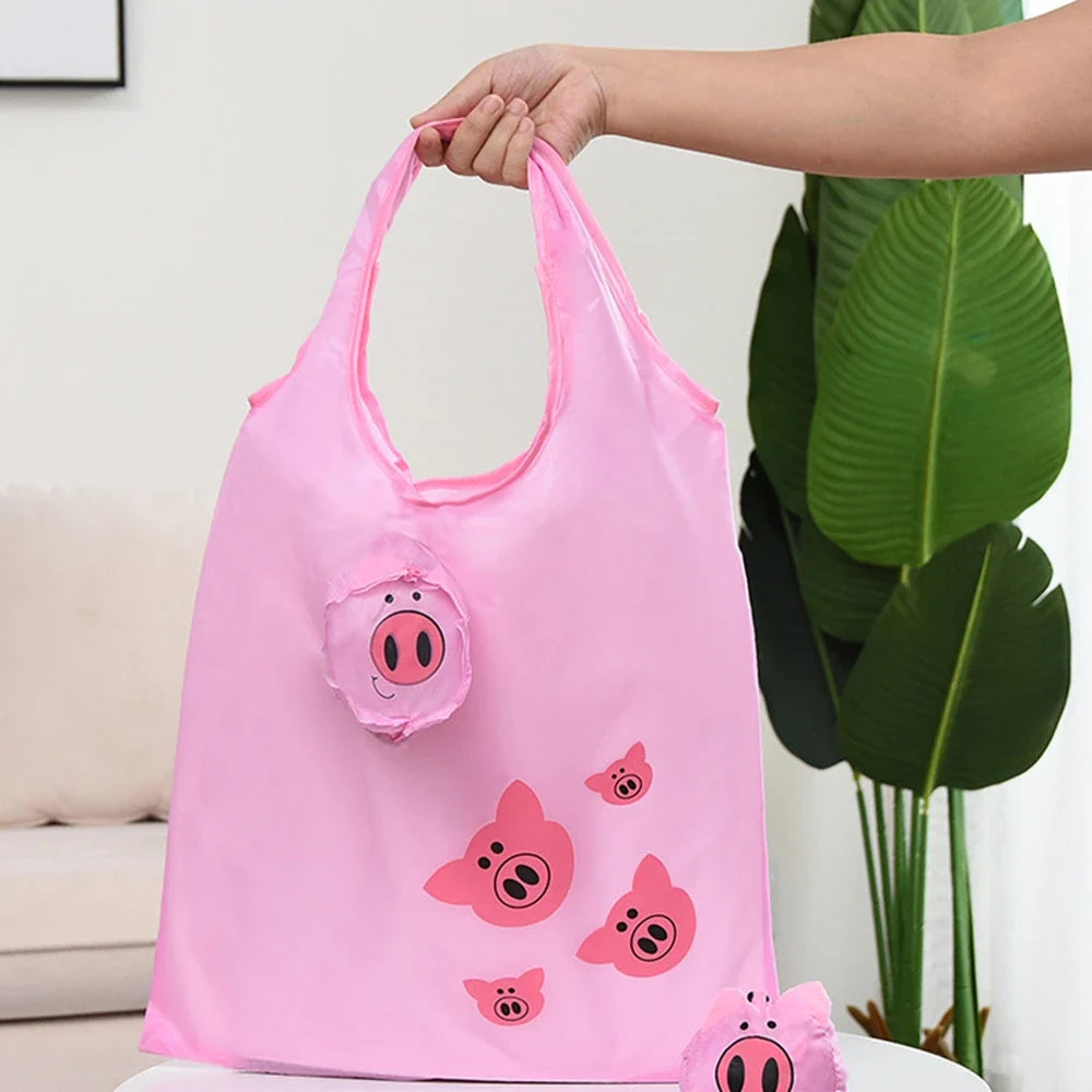 Cartoon Shopping Bag Foldable Storage Bag - MyPetDollar.com