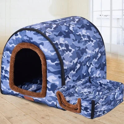 New Warm Dog House Comfortable Print Stars - MyPetDollar.com
