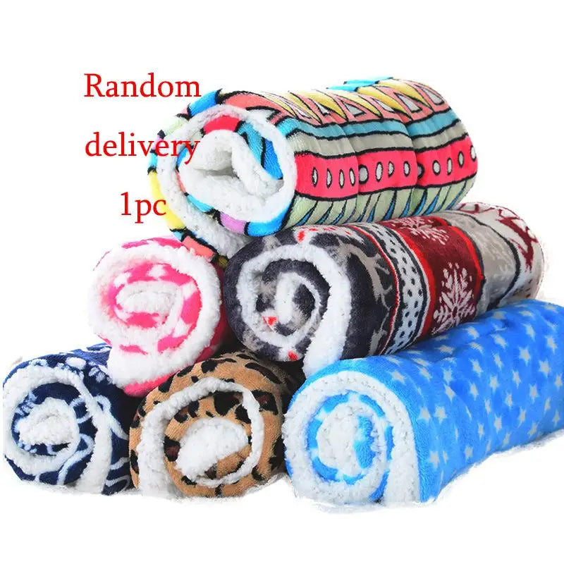 Winter Warm Pet Dog Soft Cushion Large Print - MyPetDollar.com