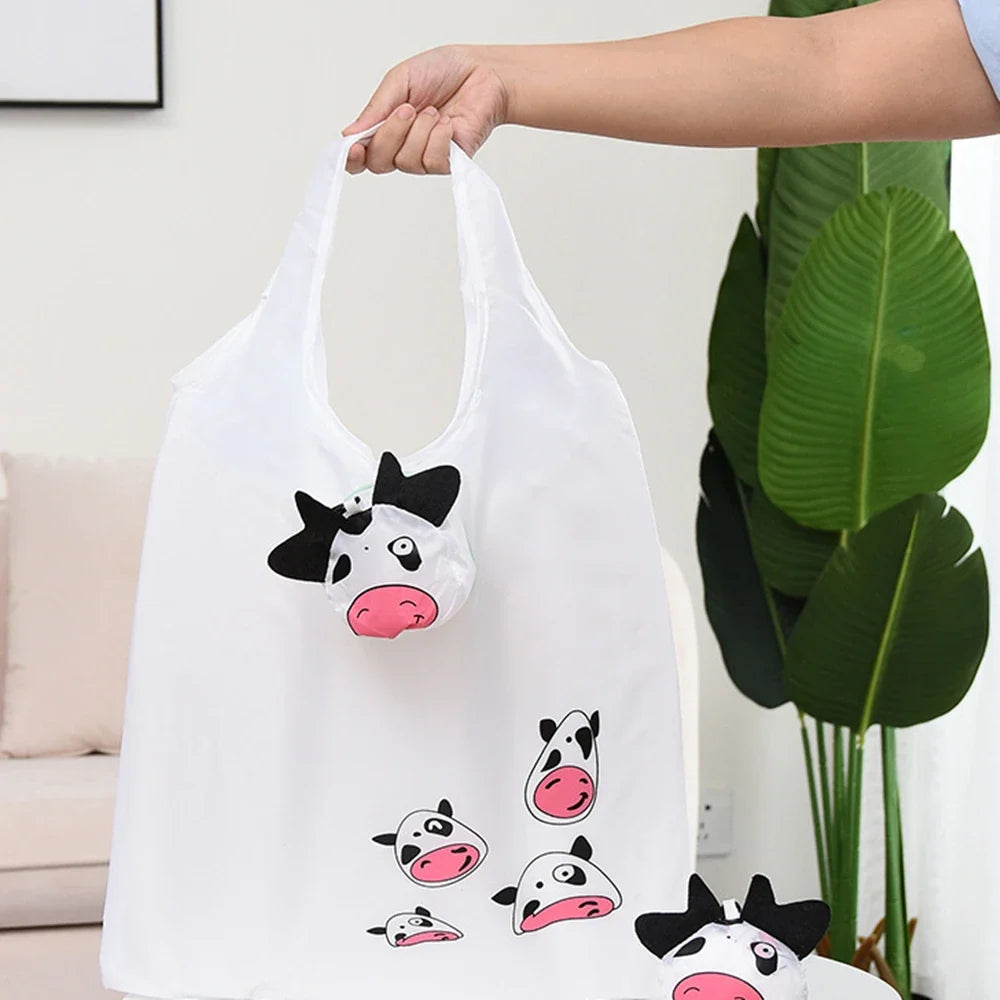 Cartoon Shopping Bag Foldable Storage Bag - MyPetDollar.com