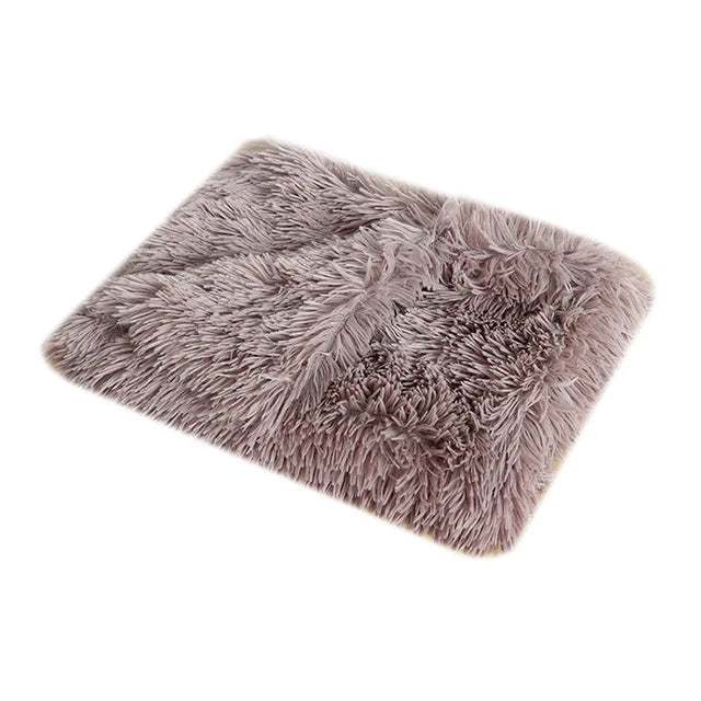 Fluffy Long Plush Pets Bed Blankets Pet - MyPetDollar.com