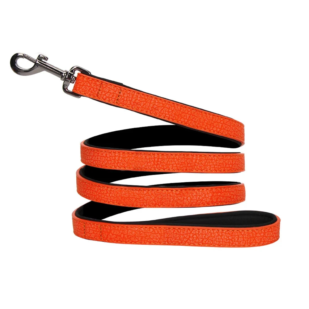Engrave Name Dog Collar Leather Personalized - MyPetDollar.com