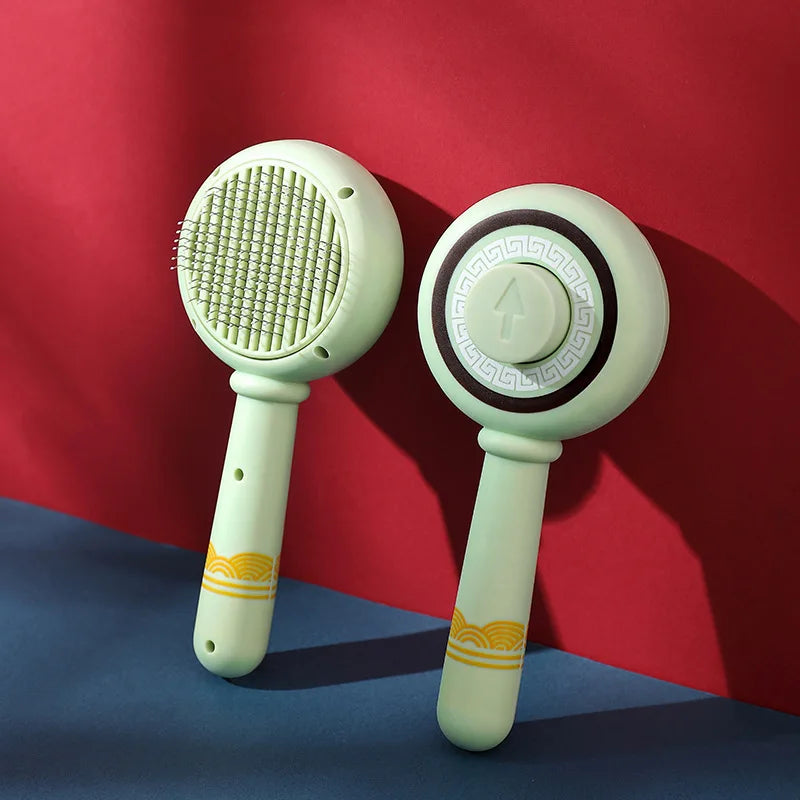 Long Hair Dog & Cat Shedding Grooming Brush – 8 Colors