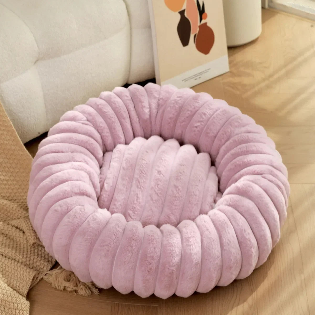 Round Bed for Dog Bed Mats Super Soft Cat - MyPetDollar.com
