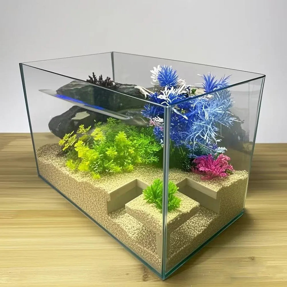 Dual-Hole Fish Tank Hideaway - Durable - MyPetDollar.com