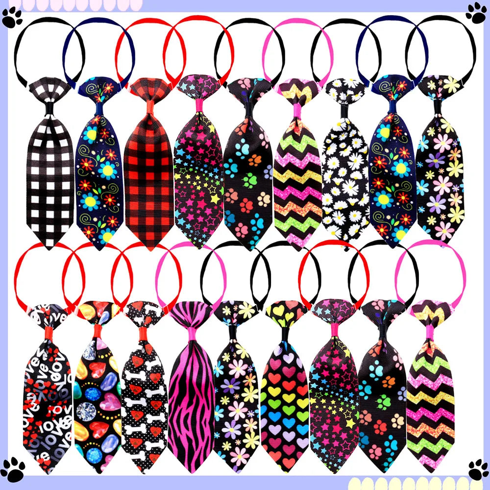 50/100pcs Bluk Dog Bow tie Fashion Small Dog - MyPetDollar.com