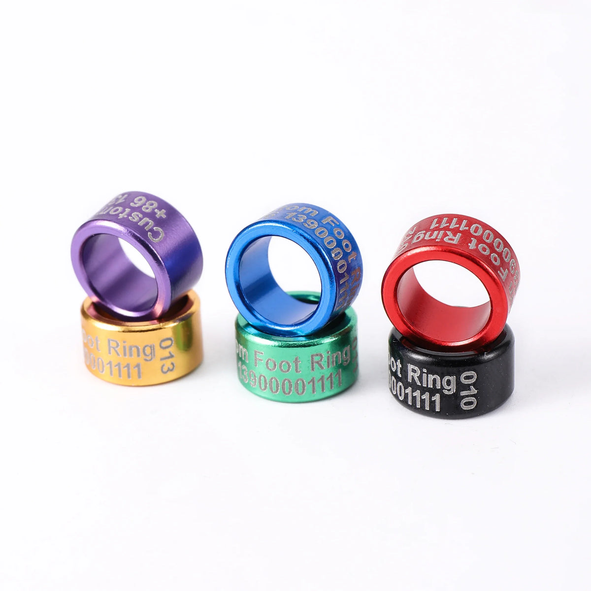 DIY Custom 8/10mm Pigeon Foot Ring - MyPetDollar.com