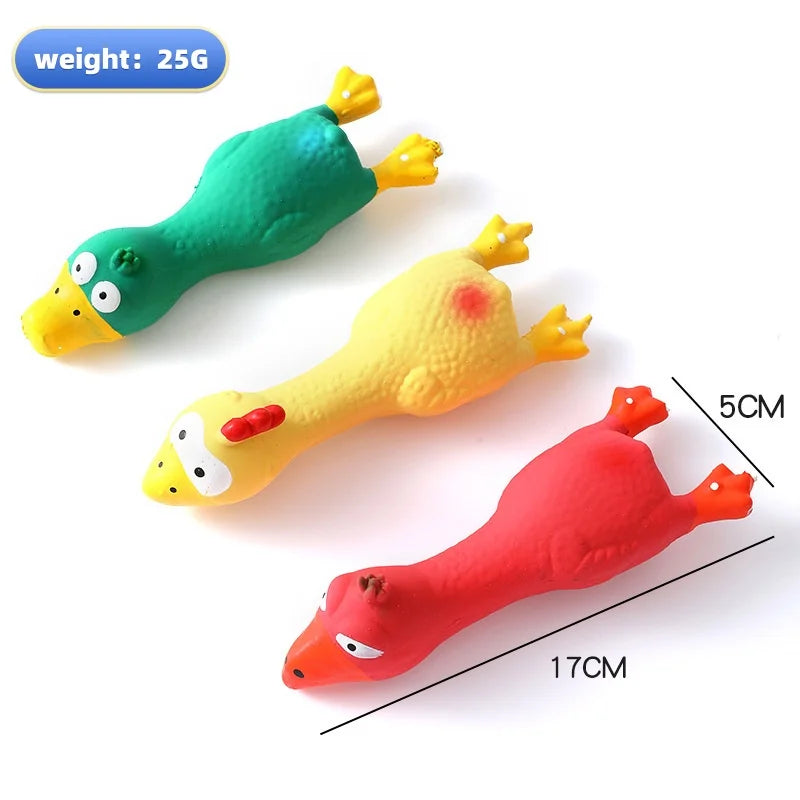 Bite Resistant Squeaky Dog Rubber Toy Latex - MyPetDollar.com