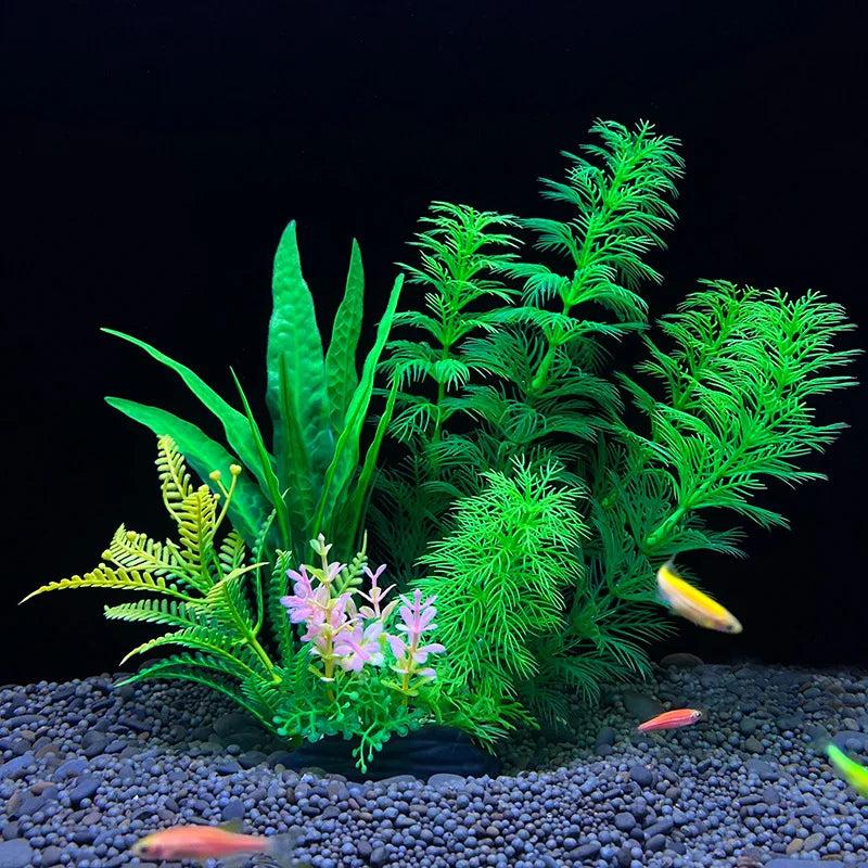 Artificial Aquarium Decor Plants Plastic - MyPetDollar.com