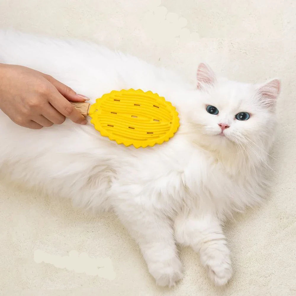 1pc Cute Durian‑Shaped Pet Grooming Brush, - MyPetDollar.com
