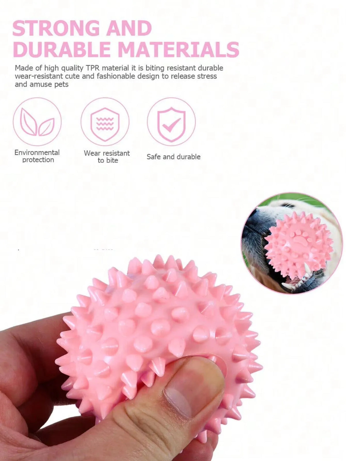 Dog Chewing Toy Interactive Rubber Ball for - MyPetDollar.com
