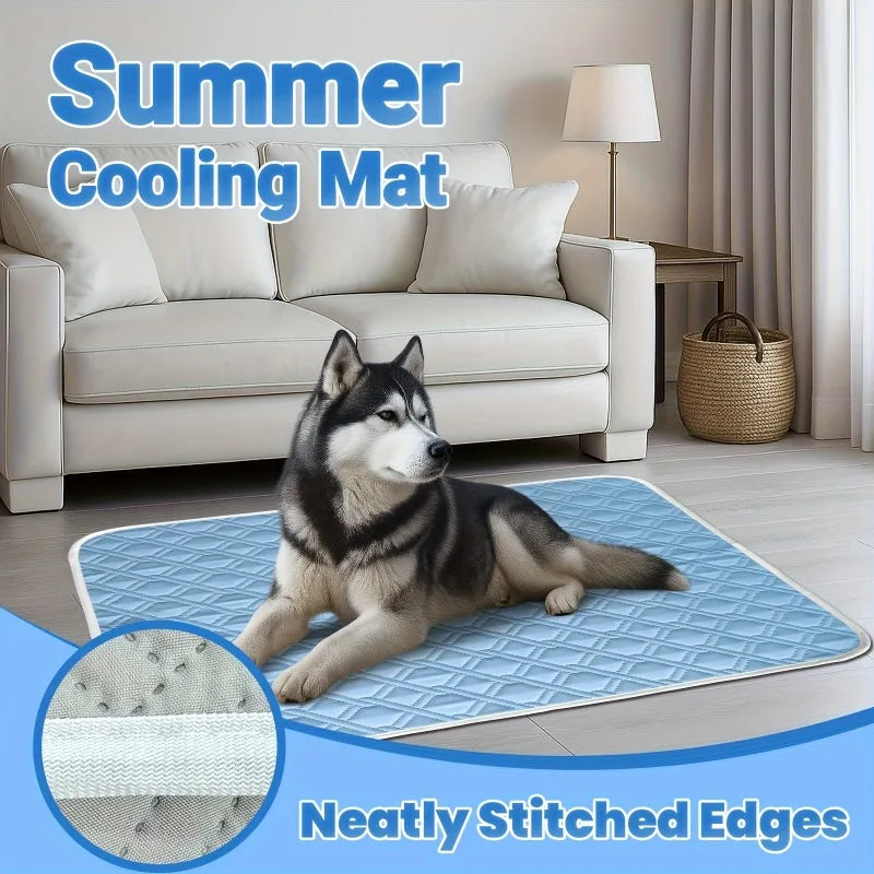 Dog Cooling Mat Summer Ice Pad Breathable - MyPetDollar.com