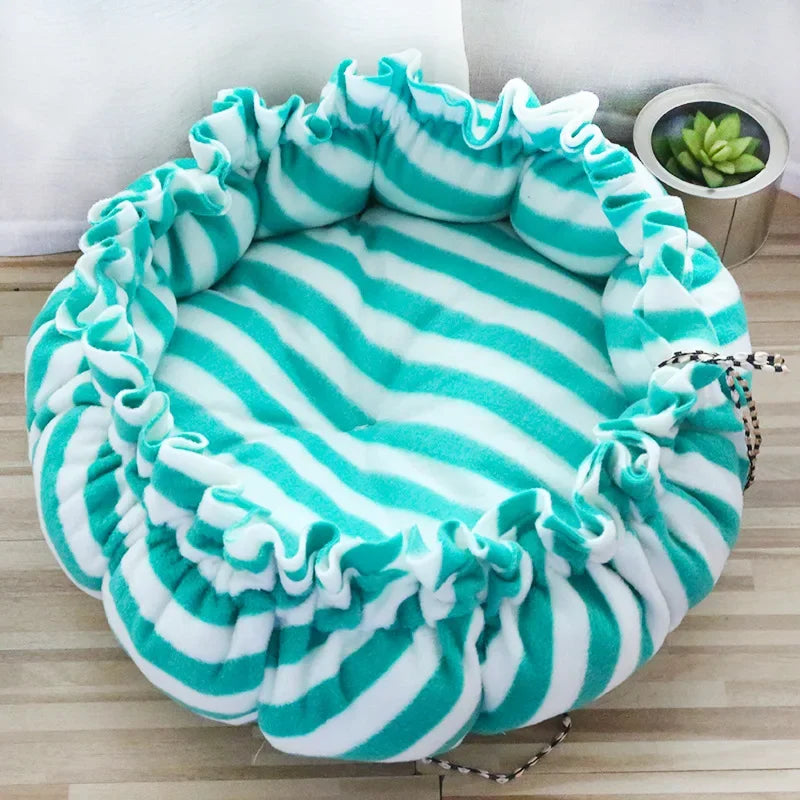 Soft Cat Bed Fluffy Adjustable Cat Cushion - MyPetDollar.com