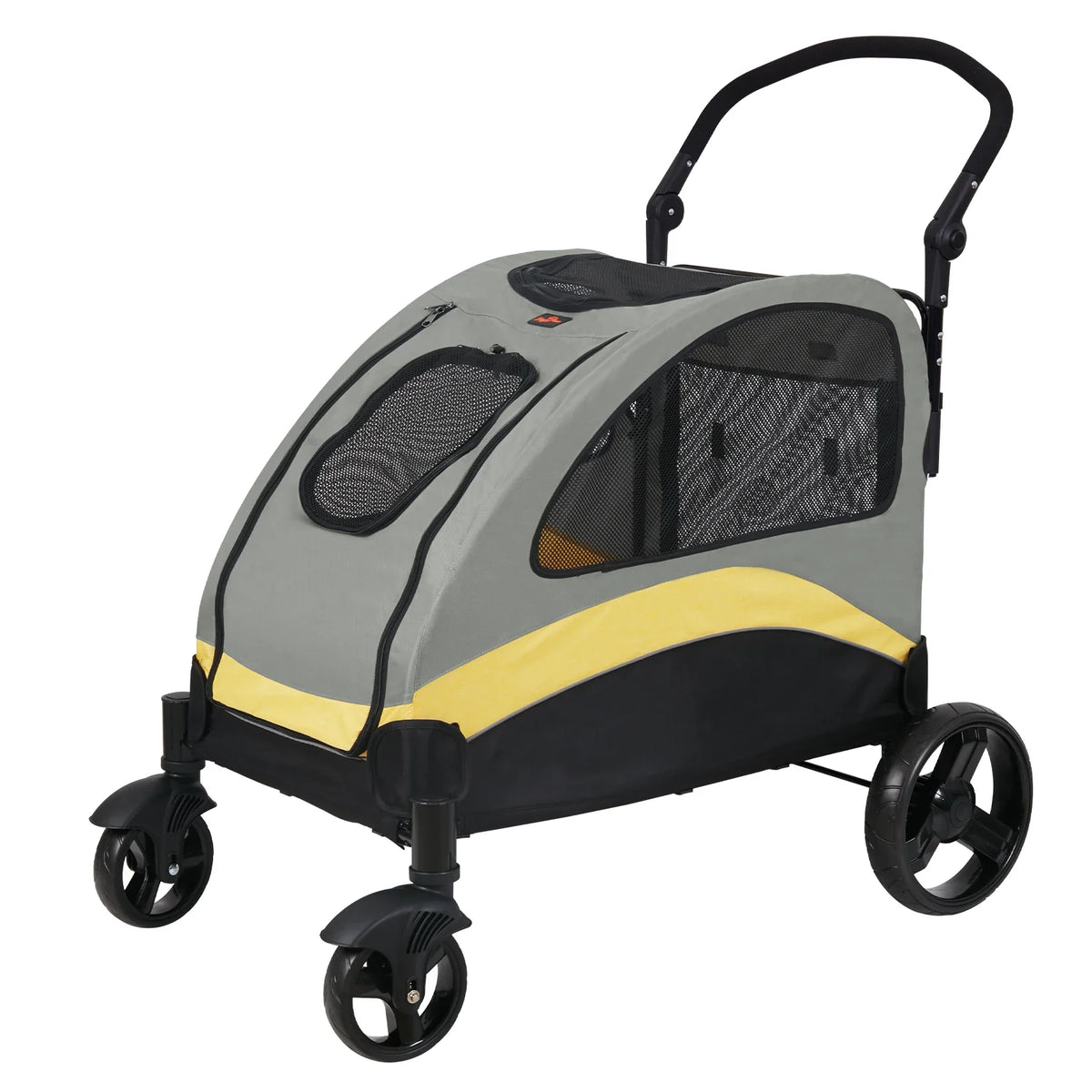 Large Dog Stroller 4 Wheel Pet Trolley - MyPetDollar.com