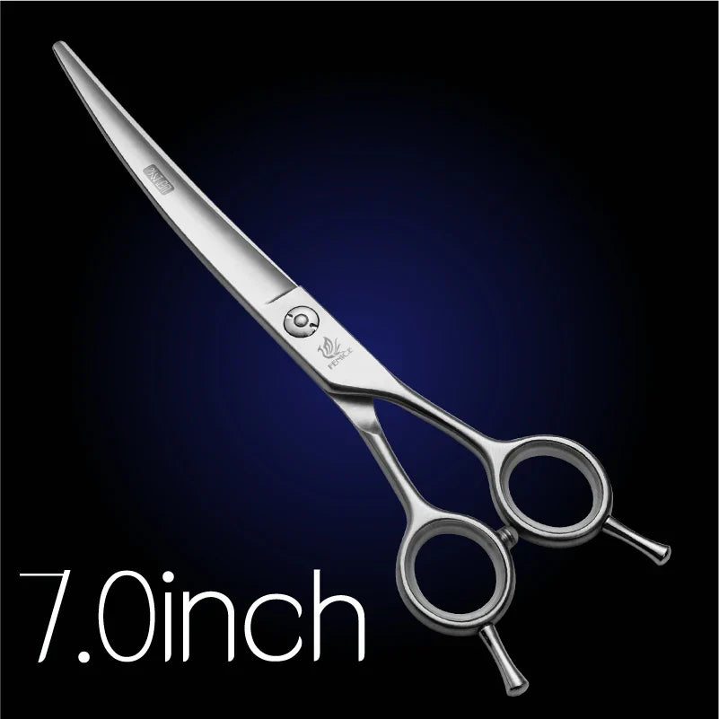 Fenice Professional 7 7.5 Inch Curved Dog Scissors – 2 Colors