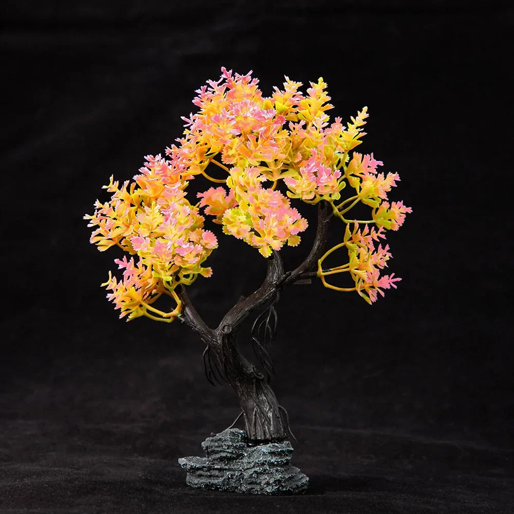 Simulation Moss Tree Fish Tank – 4 Colors