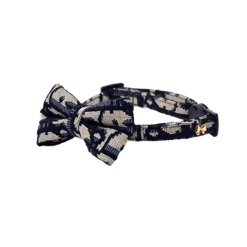 Simple Safety Buckle Bow Cat Collar and - MyPetDollar.com