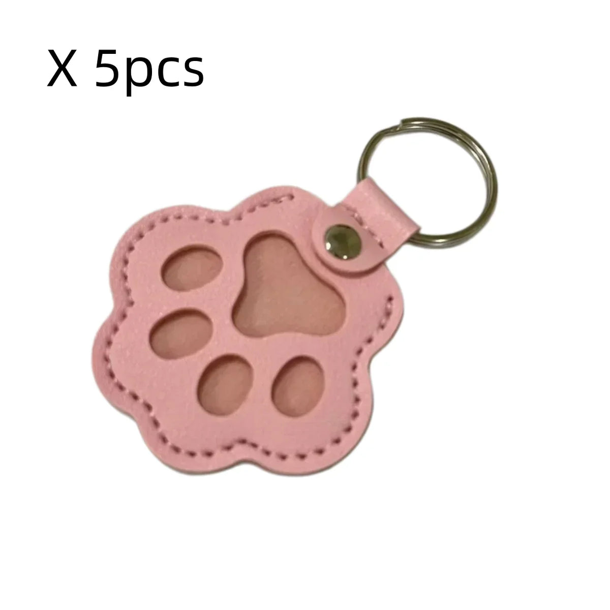 Dog Hair Collector Keychain Leather Pet Memorial Keepsake Fur